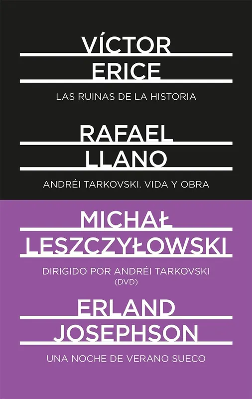 Andréi Tarkovski. Vida y Obra. las Ruinas de la Historia. "Víctor Erice. Michal Leszczylowski" No Te Lo Pierdas